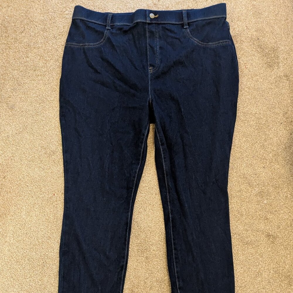 Time and Tru Dark Wash Skinny Jeans Size 20 XXL Stretch Denim